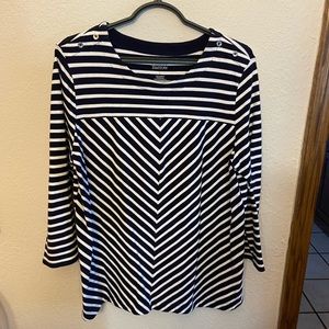 NWOT striped Croft and Barrow top